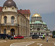 View of Alexander Nevski Cathedral from Ploshtad Narodno Sabranie